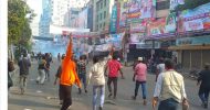 উত্তপ্ত নয়াপল্টন, ধাওয়া-পাল্টা ধাওয়া, টিয়ার শেল